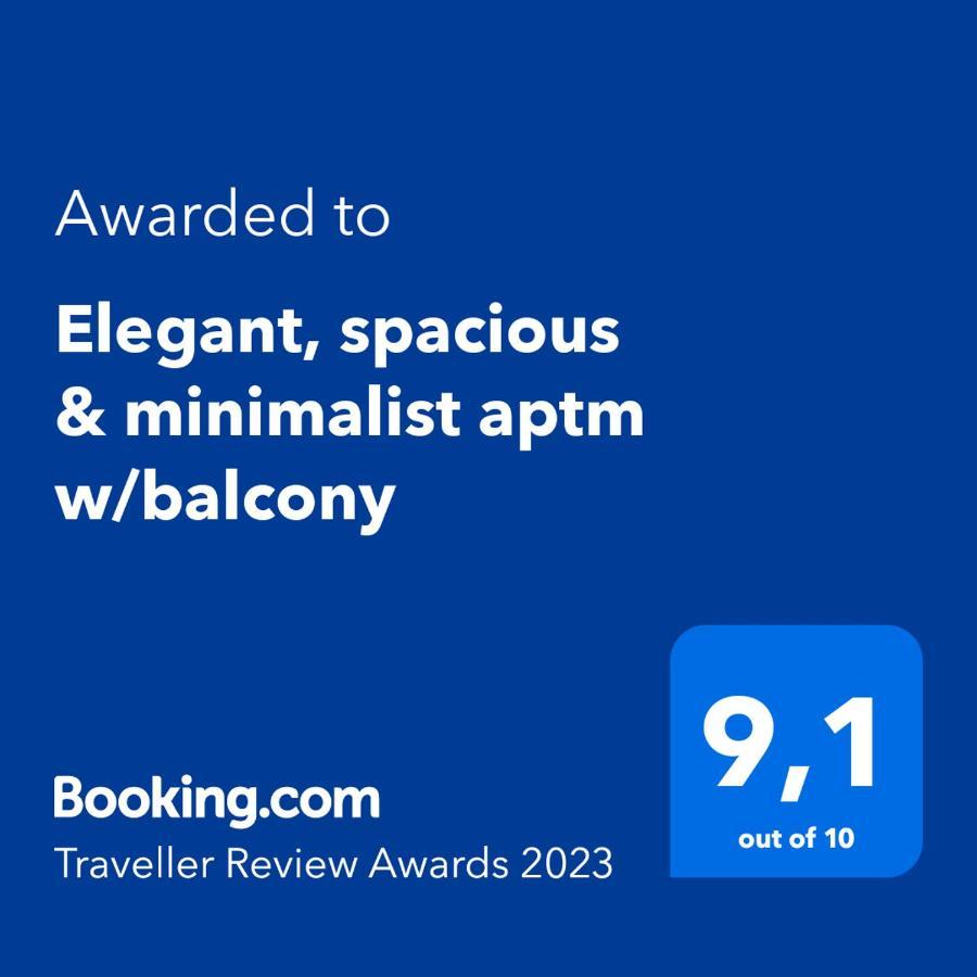 Elegant, Spacious & Minimalist Aptm W/Balcony Apartment Athens Exterior photo